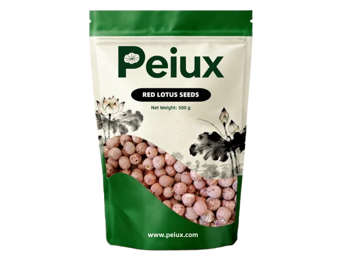 Peiux Whole De-cored Dried Red Lotus Seeds 500 g
