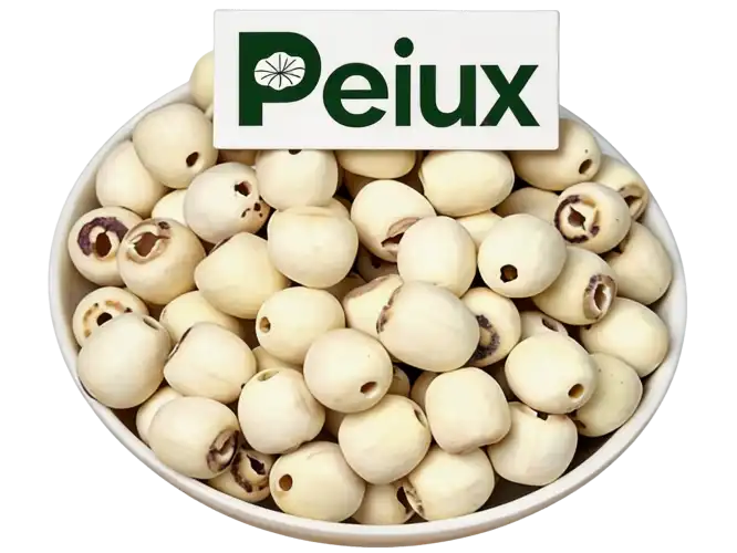 Peiux Whole Polished Cored Dried White Lotus Seeds